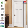 28 in. x 80 in. Craftsman Smooth 3-Panel Solid Core Primed Molded Single Prehung Interior Door